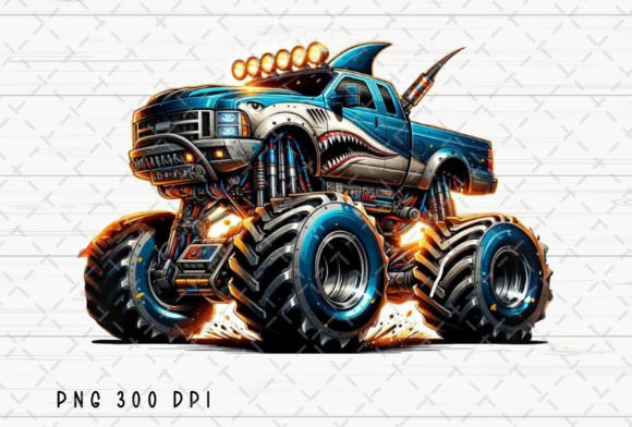 Download Shark Monster Truck Kids Extreme Vehicle - Monster Collection