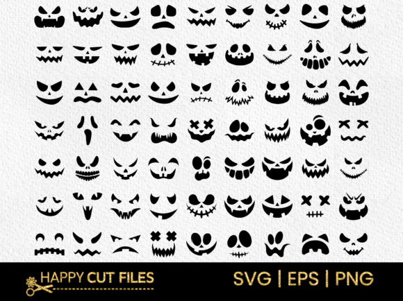 Download Halloween Monster Pumpkin Face SVG - Monster Collection