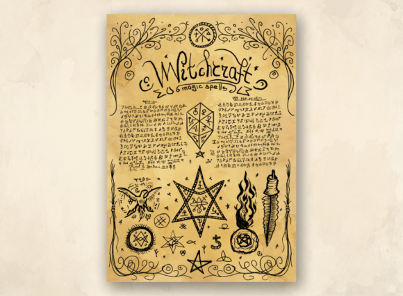 Download Witchcraft Old Book with Magic Spells 2 - Witchcraft Collection