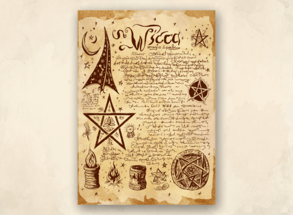 Download Witchcraft Old Book with Magic Spells 3 - Witchcraft Collection