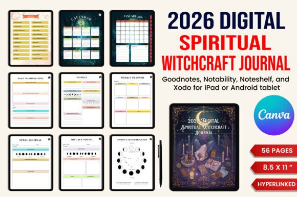 Download 2026 Digital Spiritual Witchcraft Journa - Witchcraft Collection