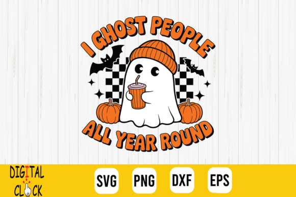 Download I Ghost People All Year Round Spooky SVG - Spooky svg Collection