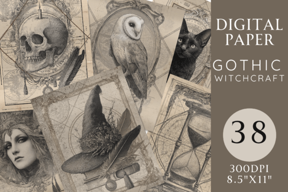 Download Gothic Witchcraft Paper Pack - Witchcraft Collection
