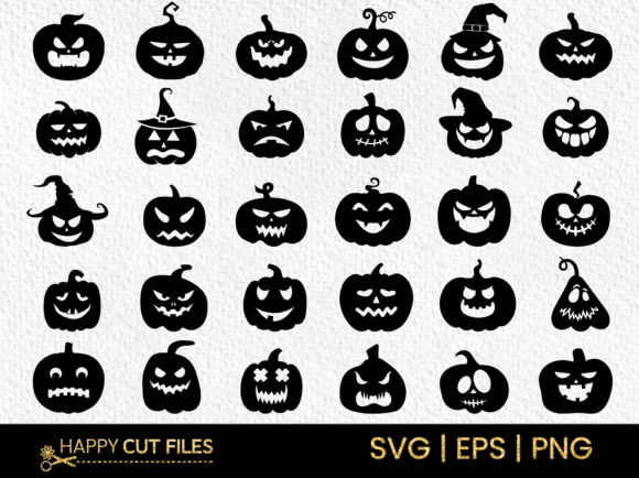 Download Halloween Monster Pumpskin Svg Bundle - Monster Collection