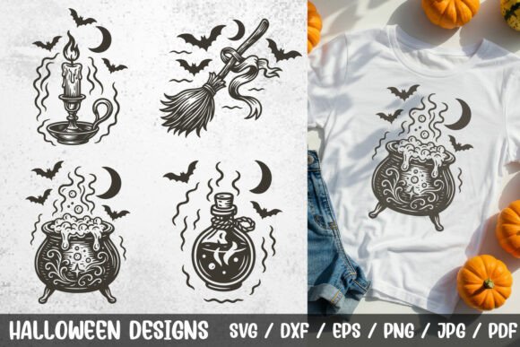 Download Halloween Witchcraft SVG Cut Files - Witchcraft Collection