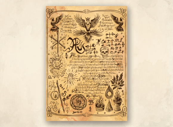 Download Witchcraft Old Book with Magic Spells 4 - Witchcraft Collection